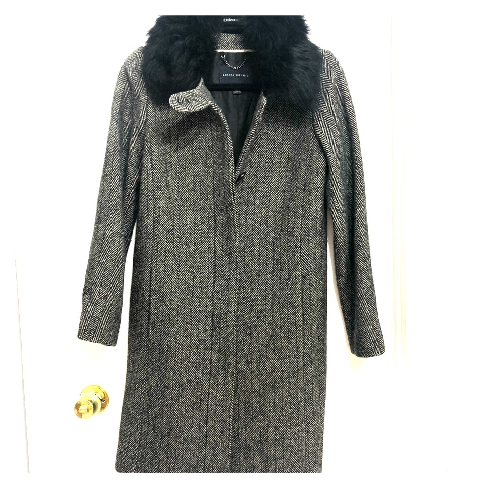 Wool banana republic coat
